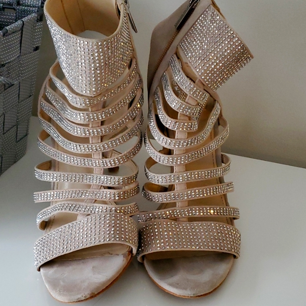 Vince Camuto heels with sparkle